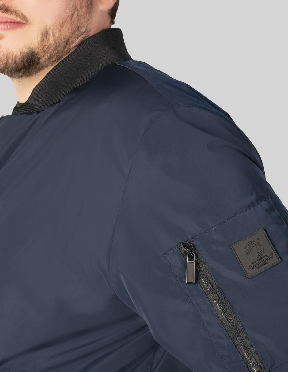 "chamarra" bomber greenlander no "de" poliéster con bolsillos "para hombre"