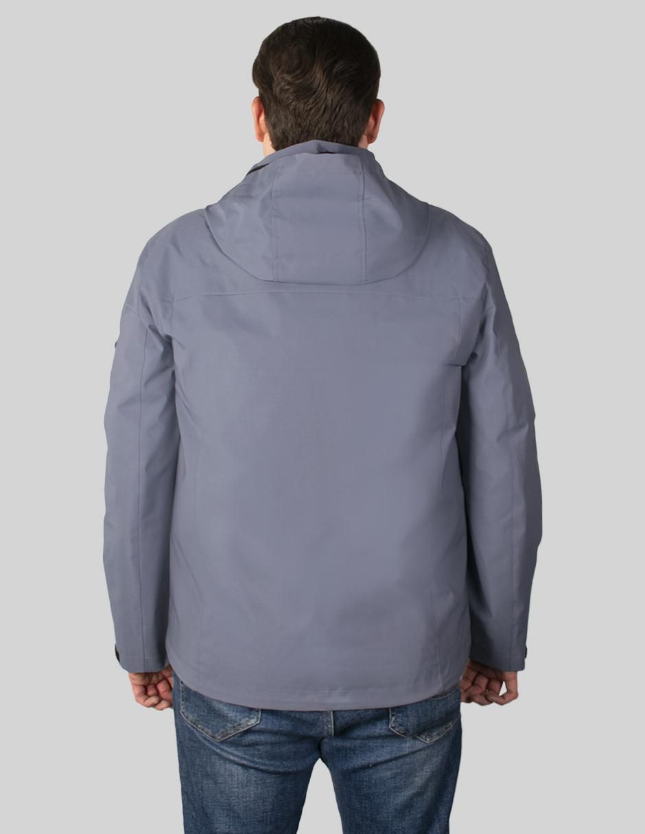 Chamarra parka con capucha para hombre 5