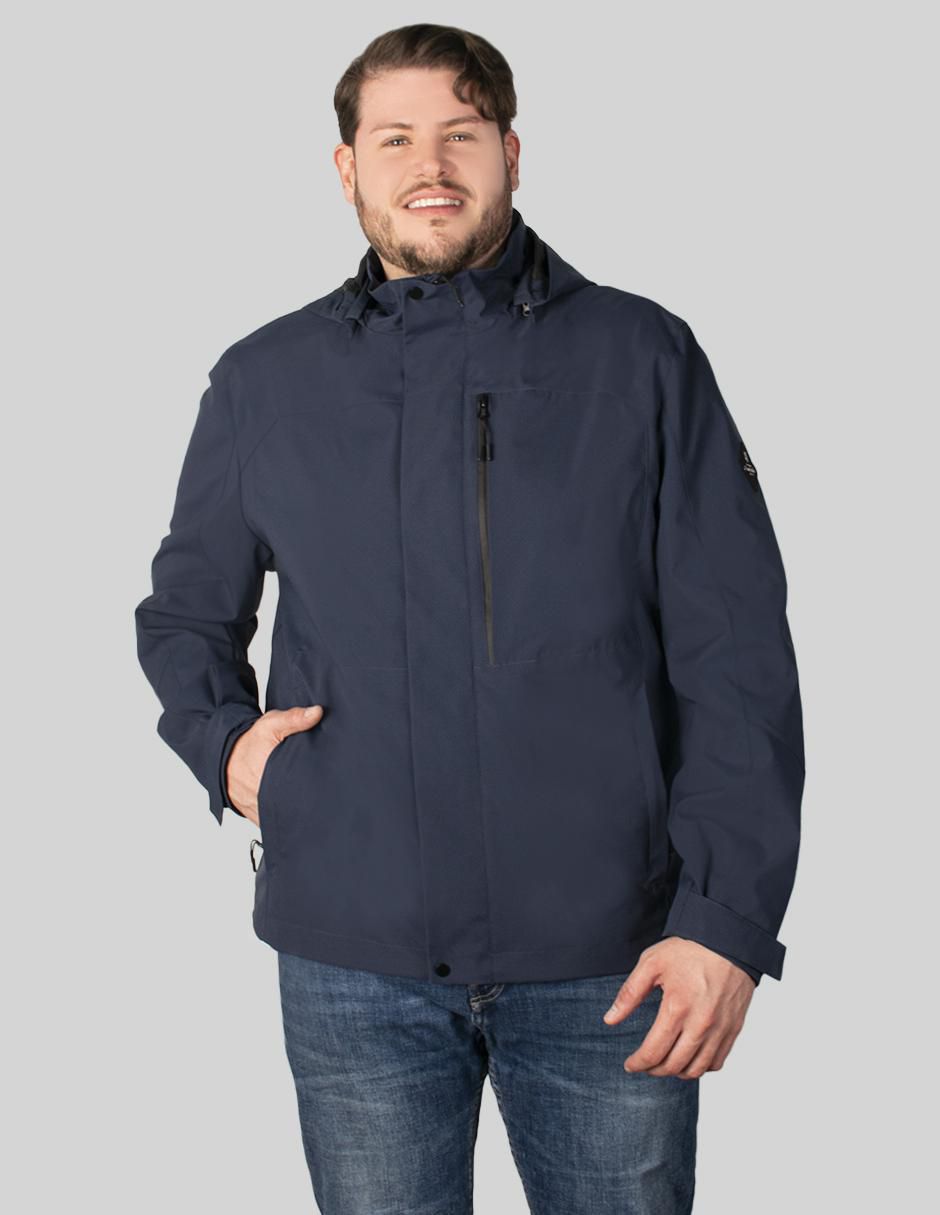 "chamarra" parka greenlander no "de" poliéster con capucha "para hombre"