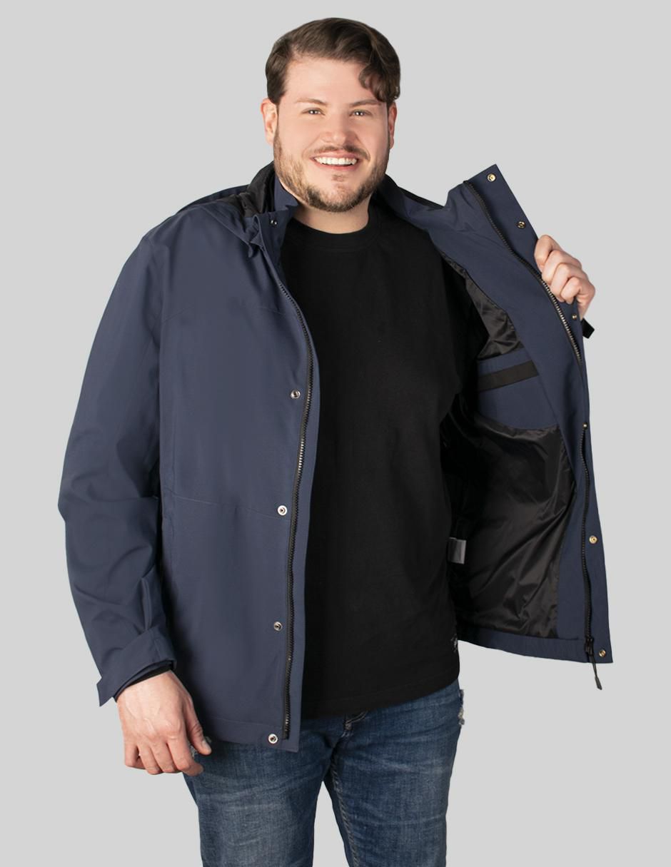 "chamarra" parka greenlander no "de" poliéster con capucha "para hombre"