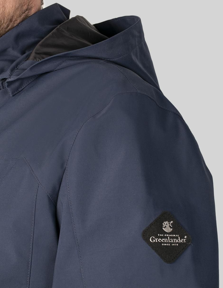 "chamarra" parka greenlander no "de" poliéster con capucha "para hombre"