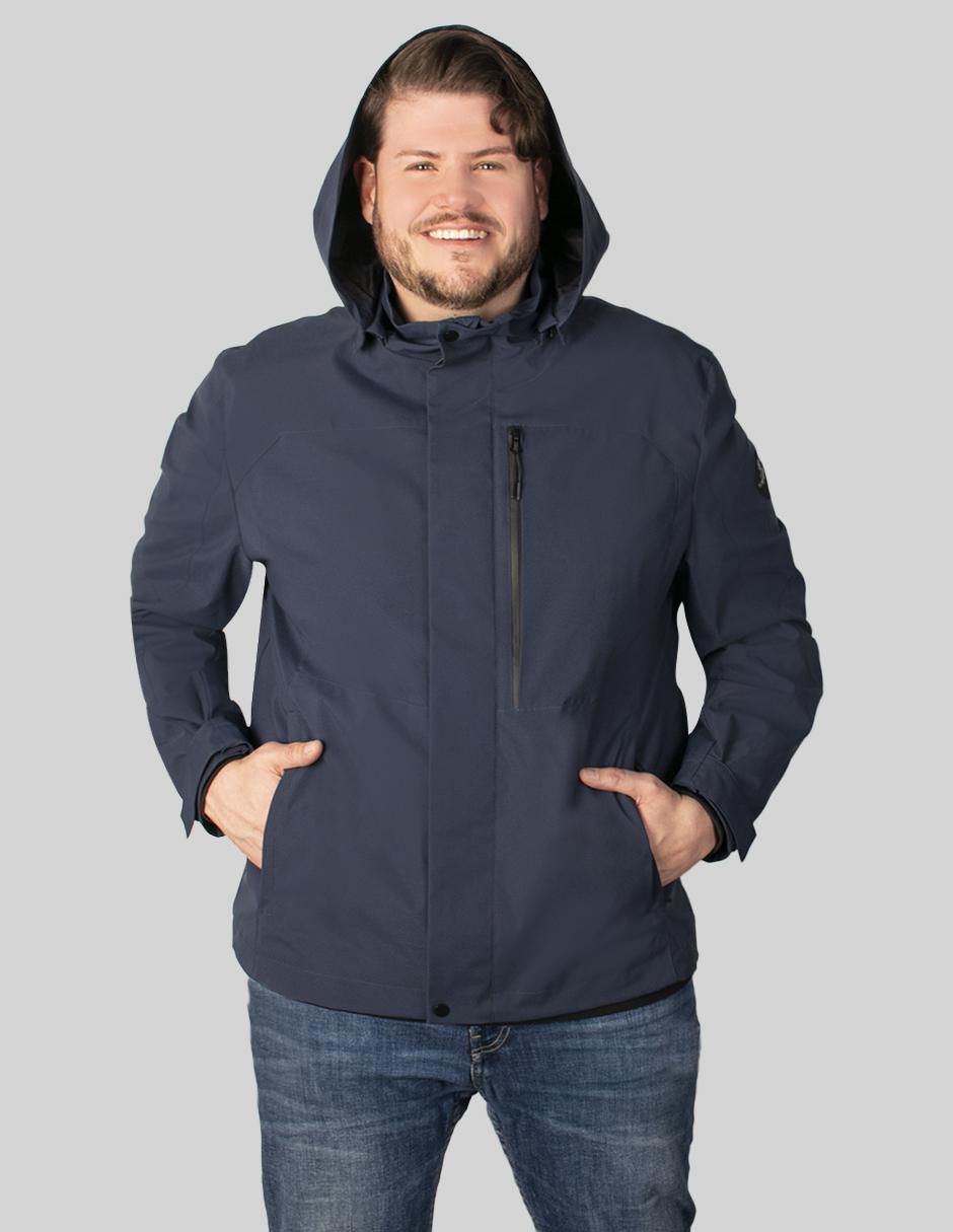 "chamarra" parka greenlander no "de" poliéster con capucha "para hombre"