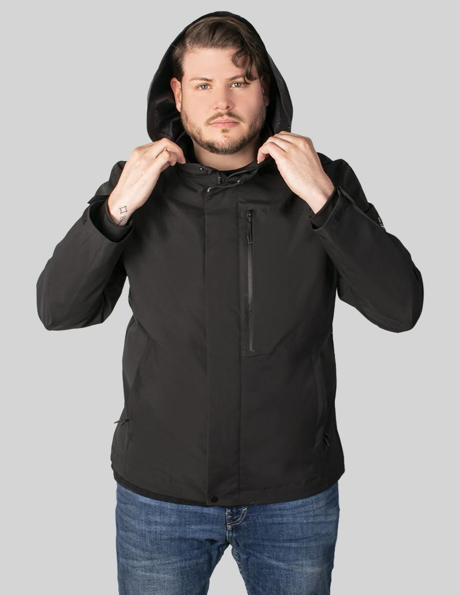 Chamarra parka con capucha para hombre 6
