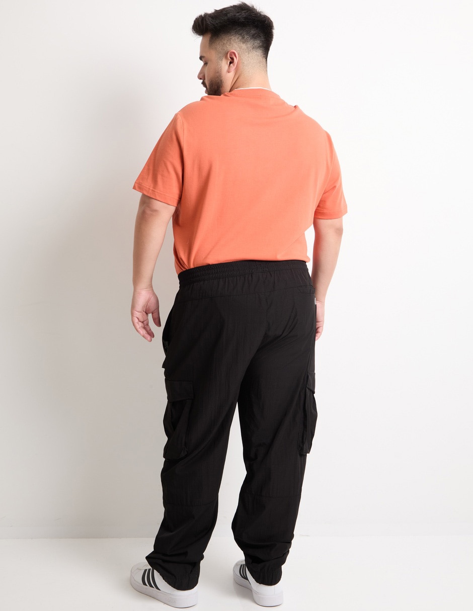 Pants regular con jareta para hombre 2