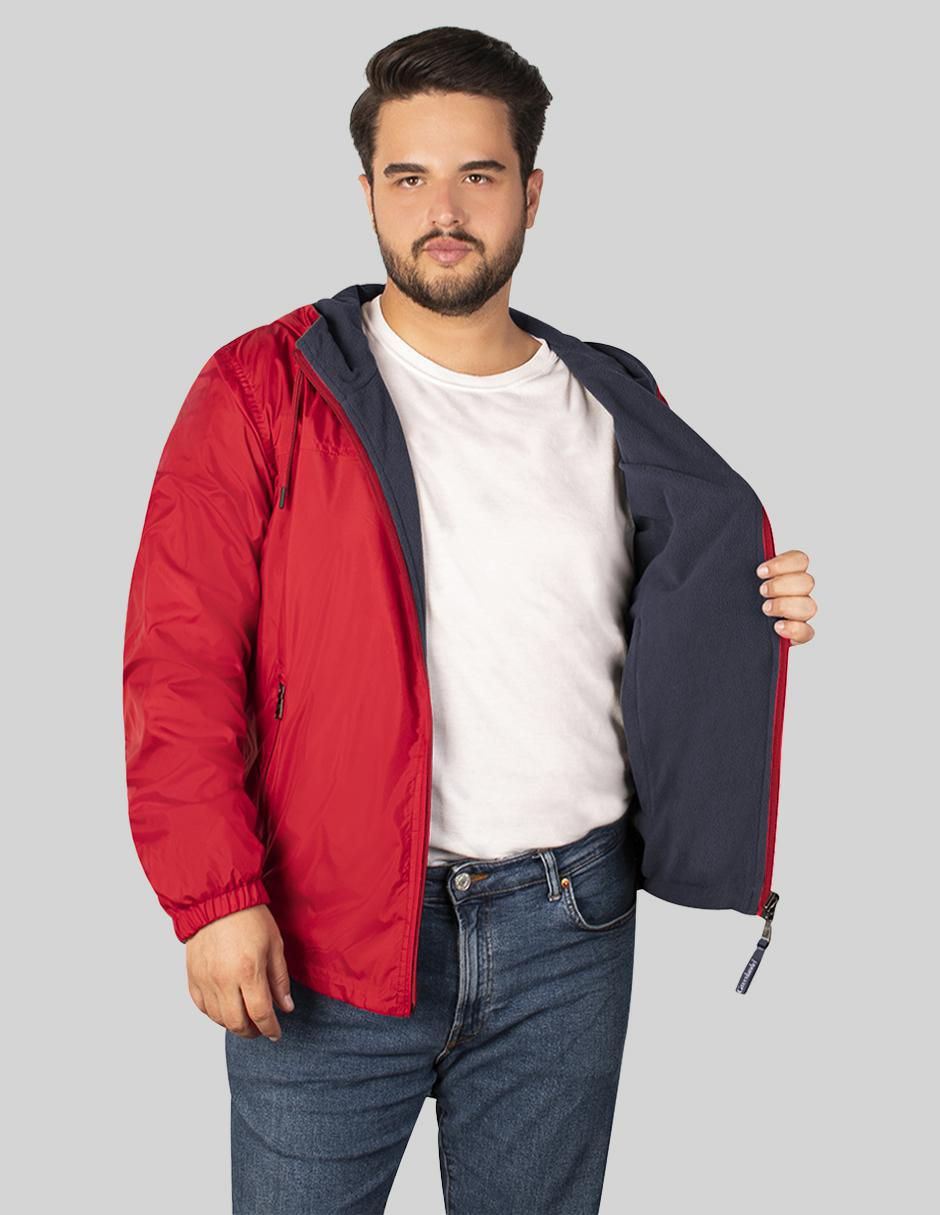 "chamarra" casual greenlander resistente al agua "de" poliéster reversible "para hombre"