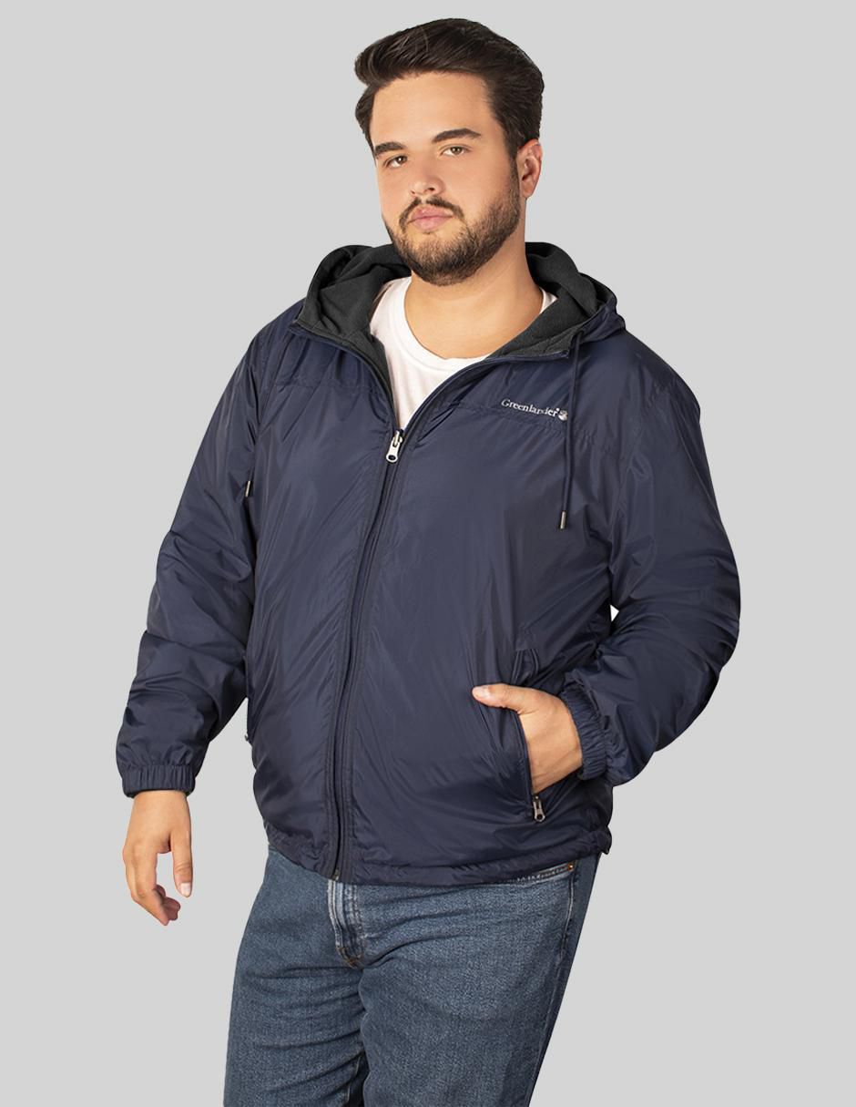 Chamarra casual impermeable reversible para hombre 3