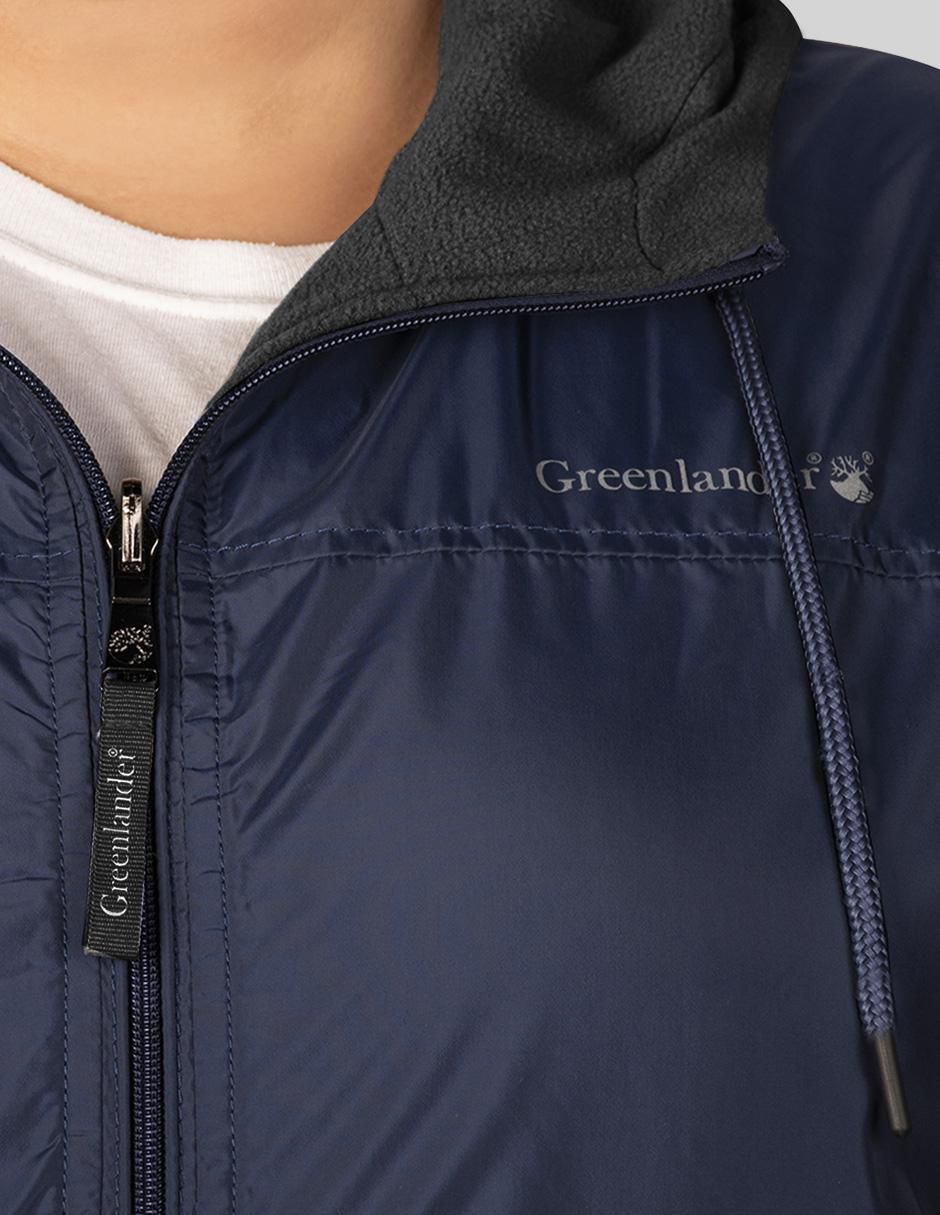 Chamarra casual impermeable reversible para hombre 4