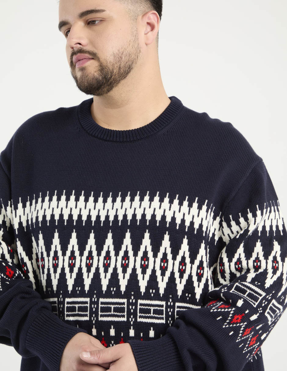 Suéter cuello redondo para hombre 4