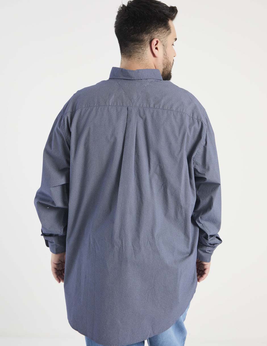Camisa casual de algodón manga larga para hombre 2