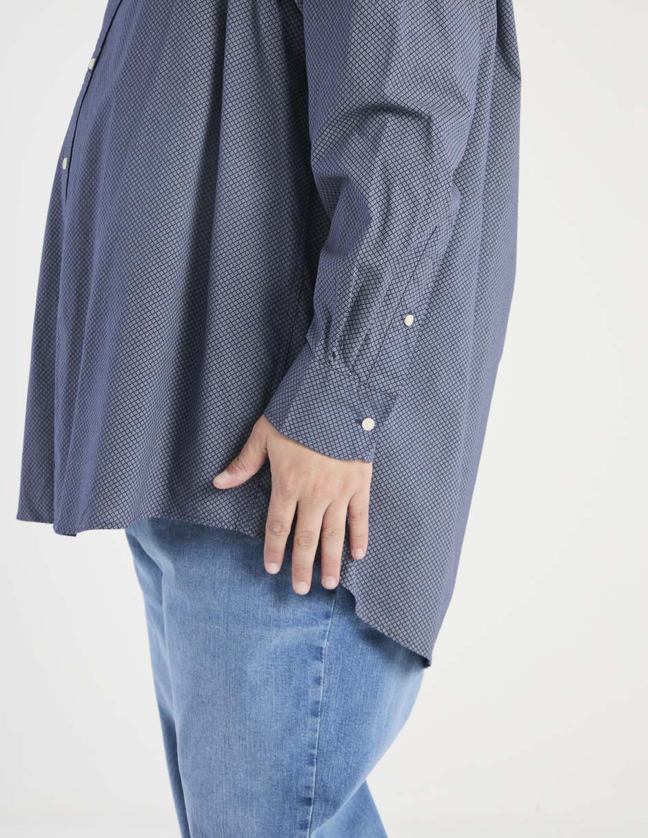 Camisa casual de algodón manga larga para hombre 5