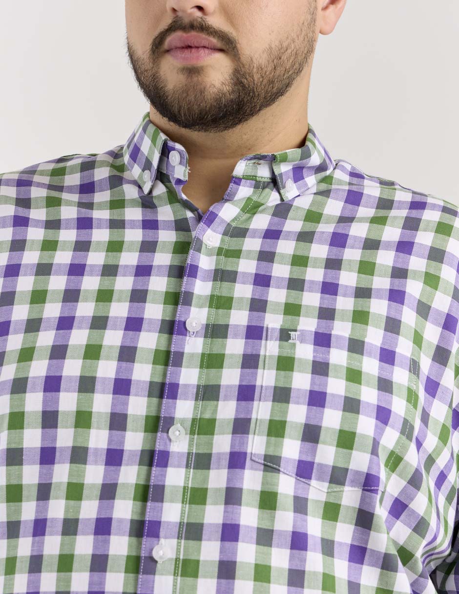 Camisa casual de algodón manga corta para hombre 4