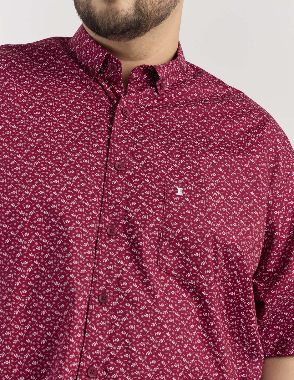 Camisa casual de algodón manga corta para hombre 4