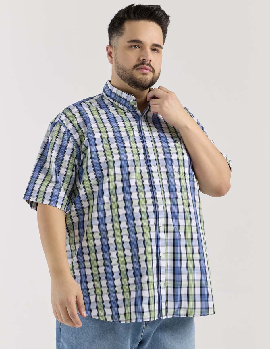 Camisa casual de algodón manga corta para hombre Camisa casual de algodón manga corta para hombre