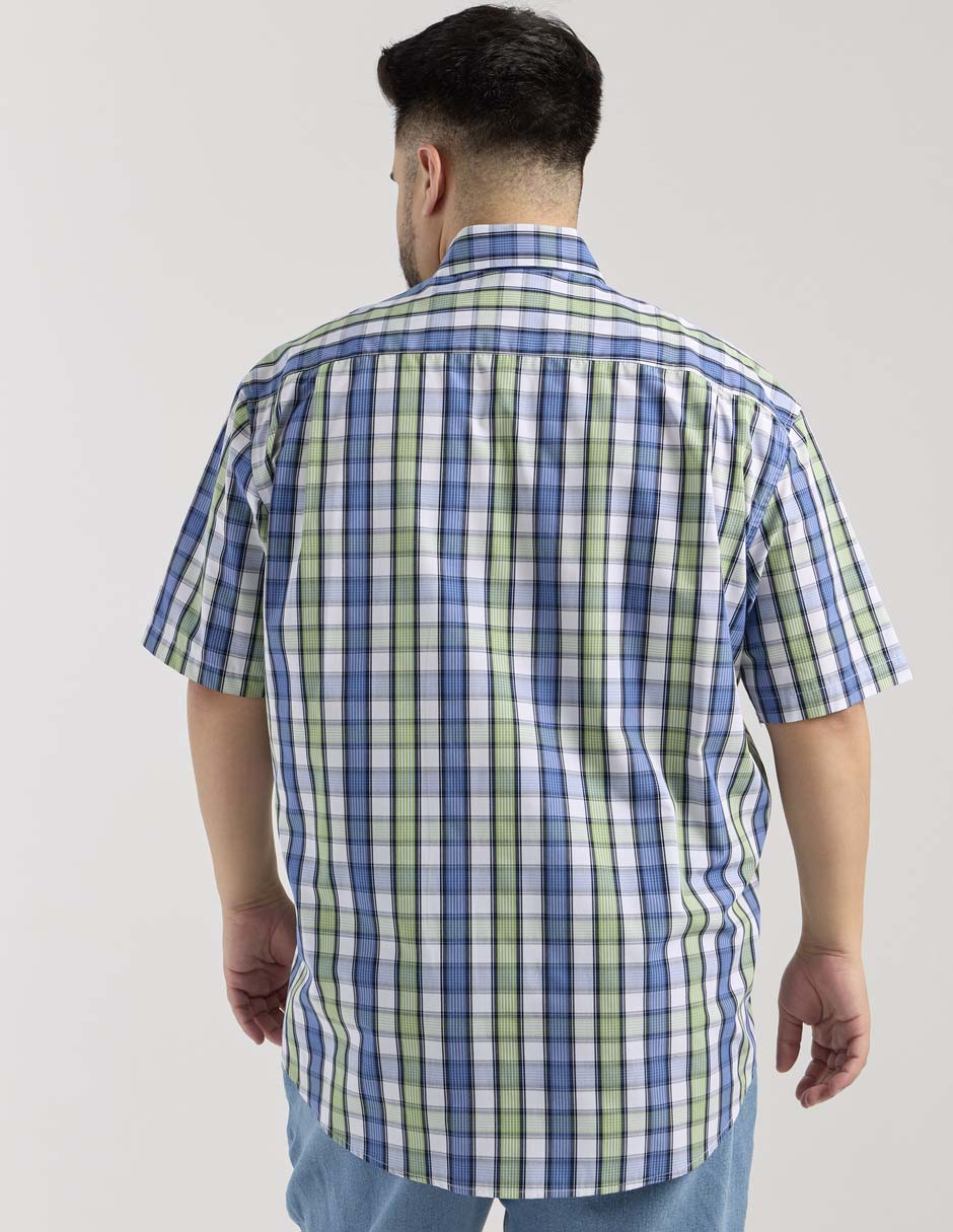 Camisa casual de algodón manga corta para hombre 2