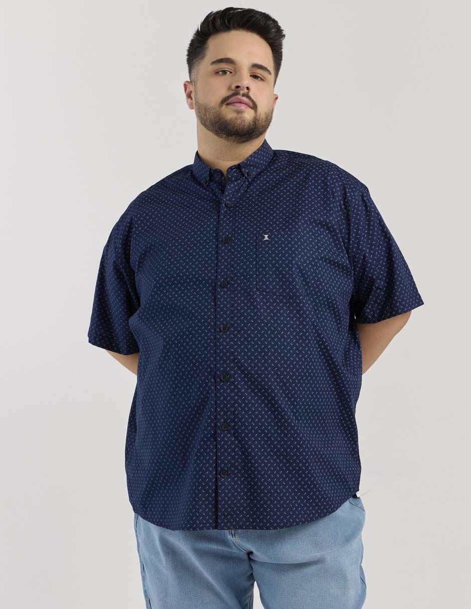 Camisa casual de algodón manga corta para hombre 1