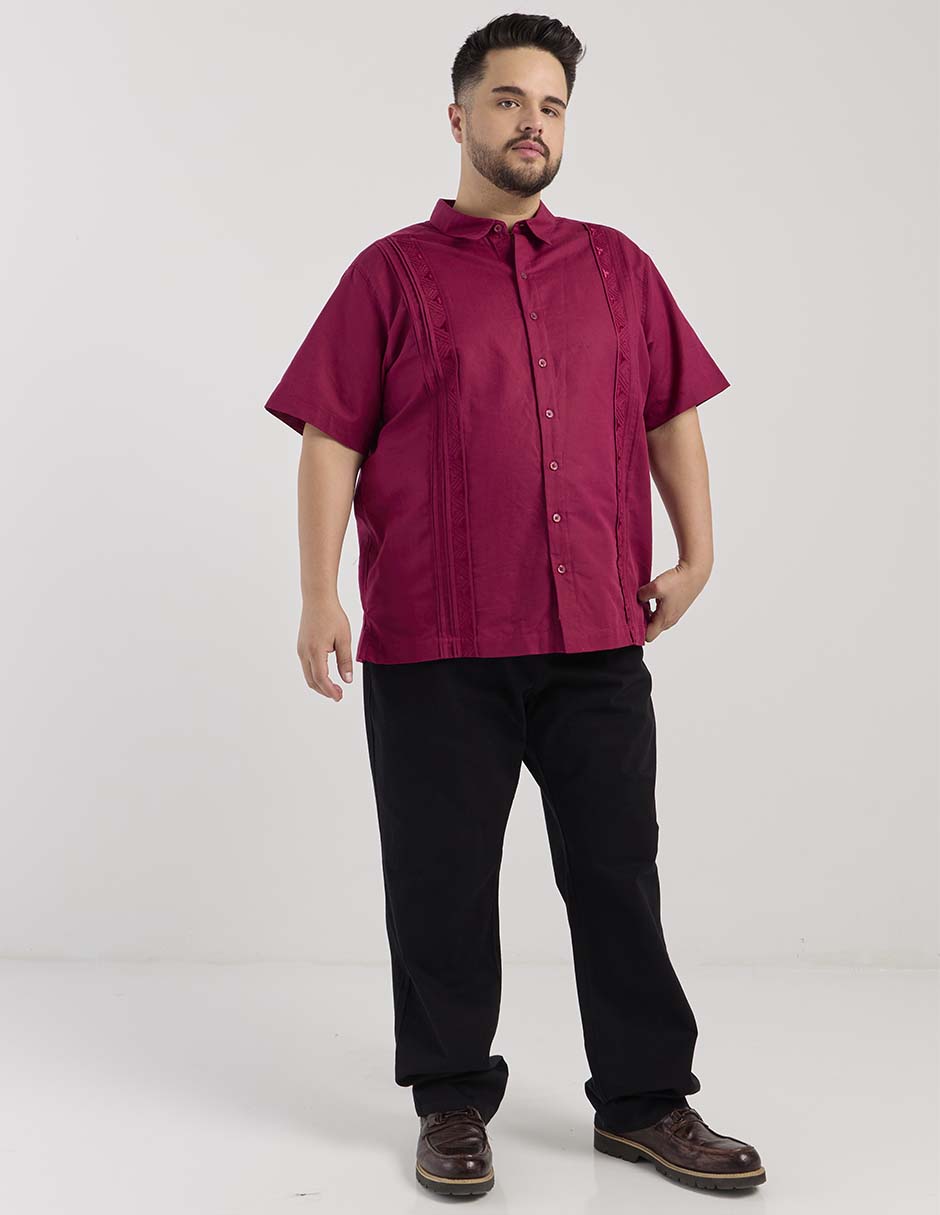 Guayabera manga corta para hombre 3