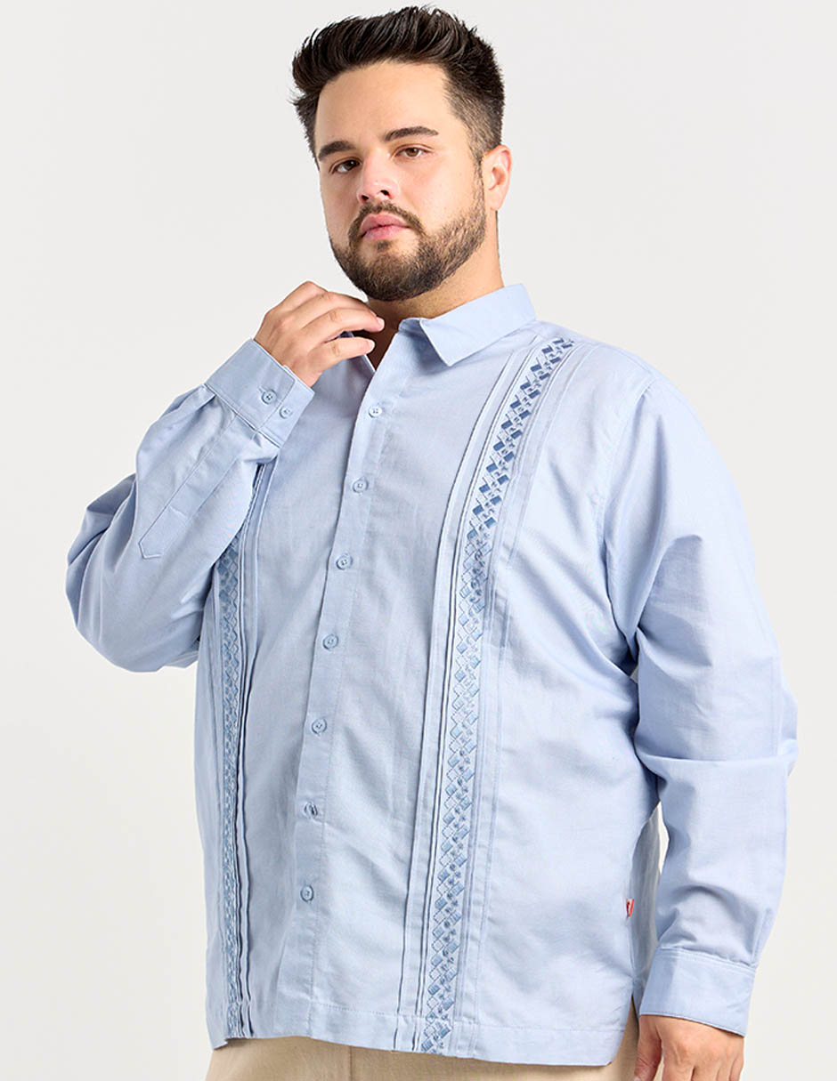 Guayabera manga larga para hombre Guayabera manga larga para hombre