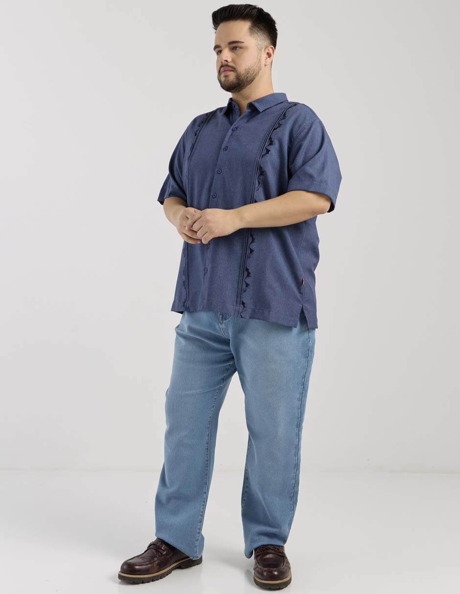 Guayabera manga corta para hombre 3