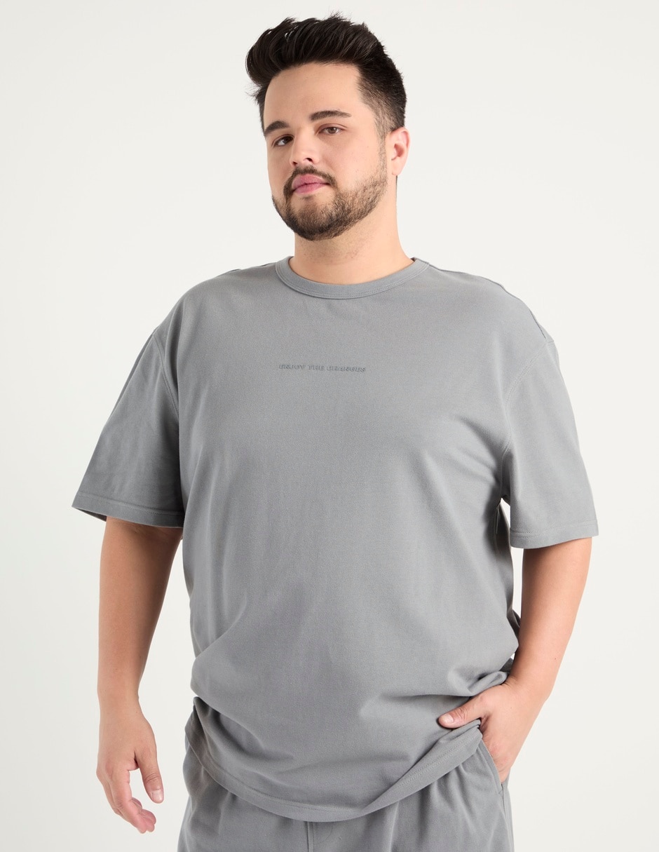 Playera cuello redondo para hombre