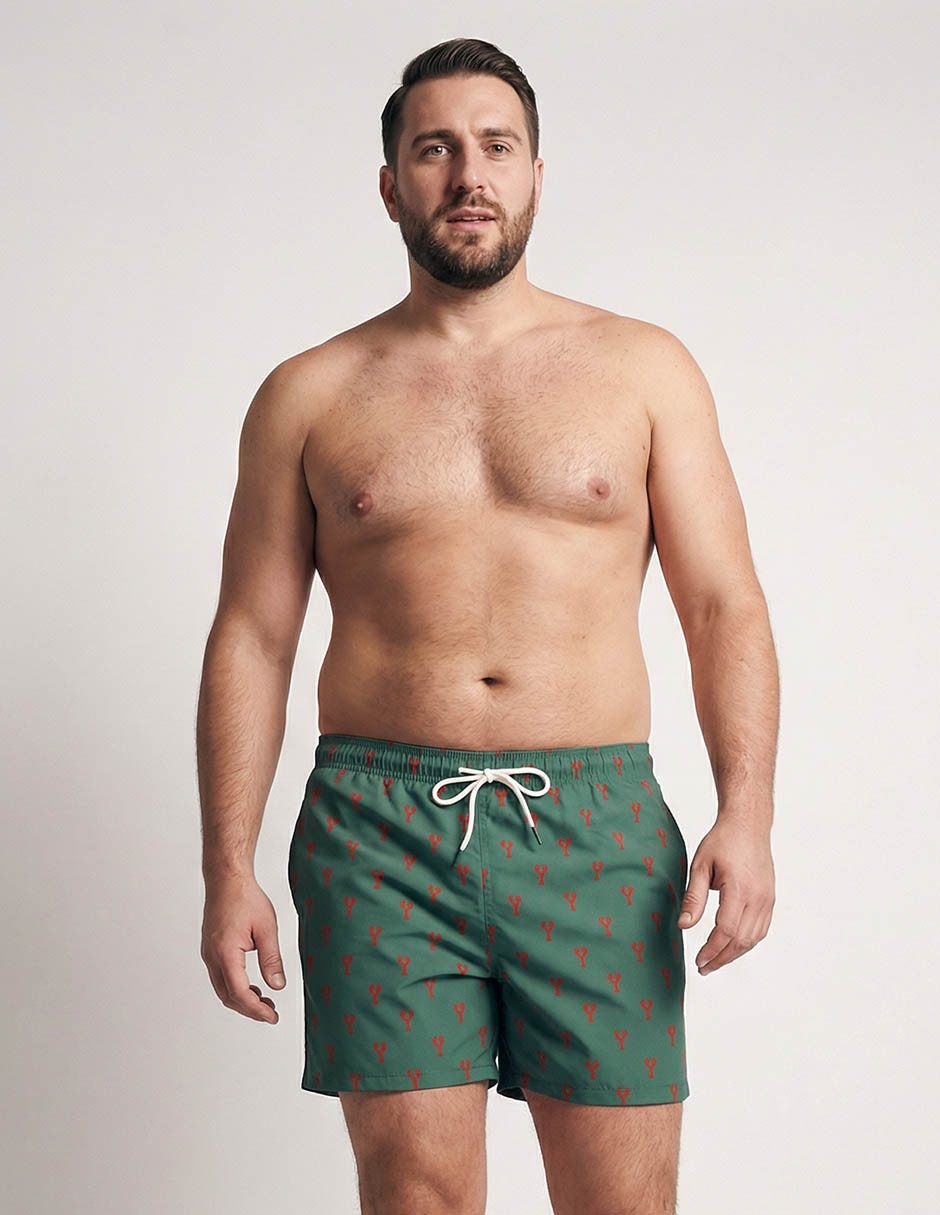 Traje de baño con bolsillos para hombre