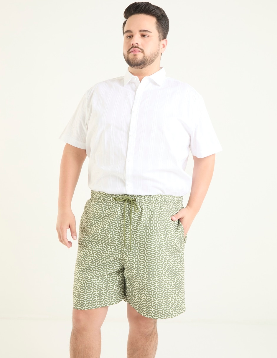 Traje de baño con bolsillos para hombre