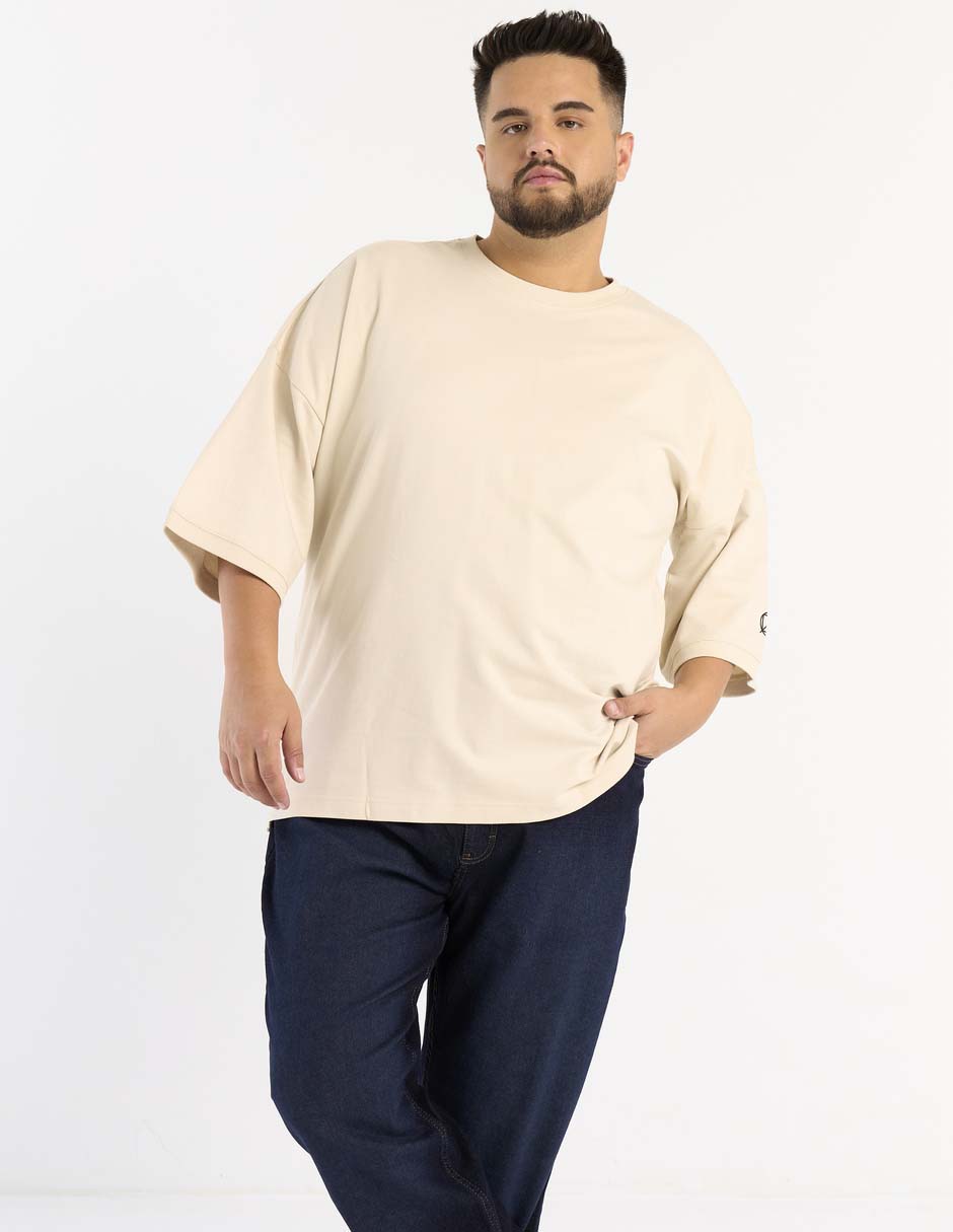 Playera cuello redondo para hombre