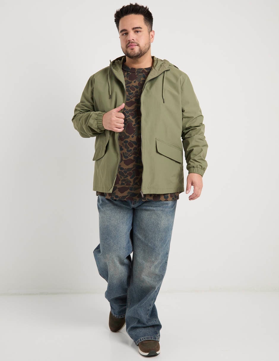 Jeans baggy lavado bleach para hombre 3