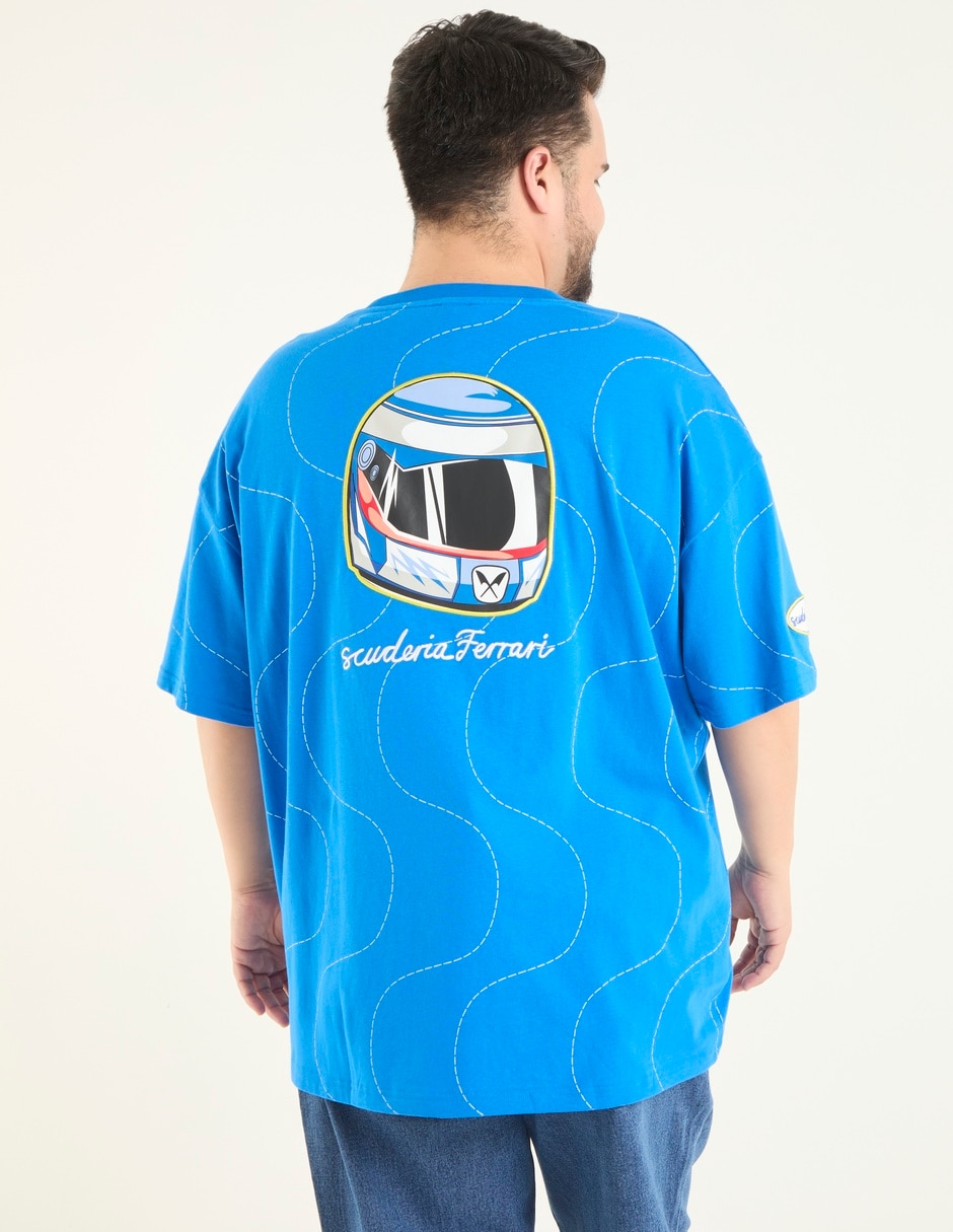 Playera Ferrari Niki Lauda cuello redondo para hombre 2
