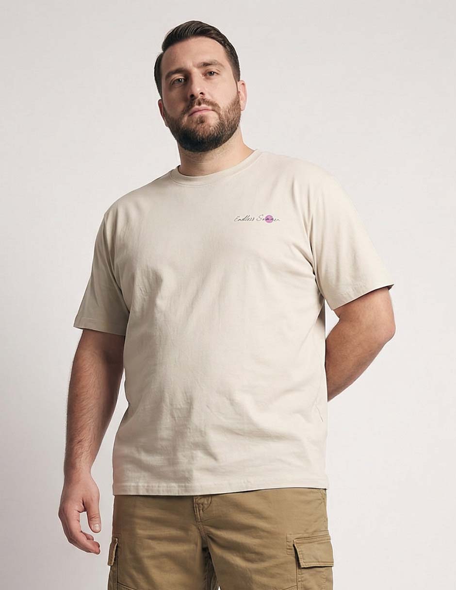 Playera cuello redondo para hombre