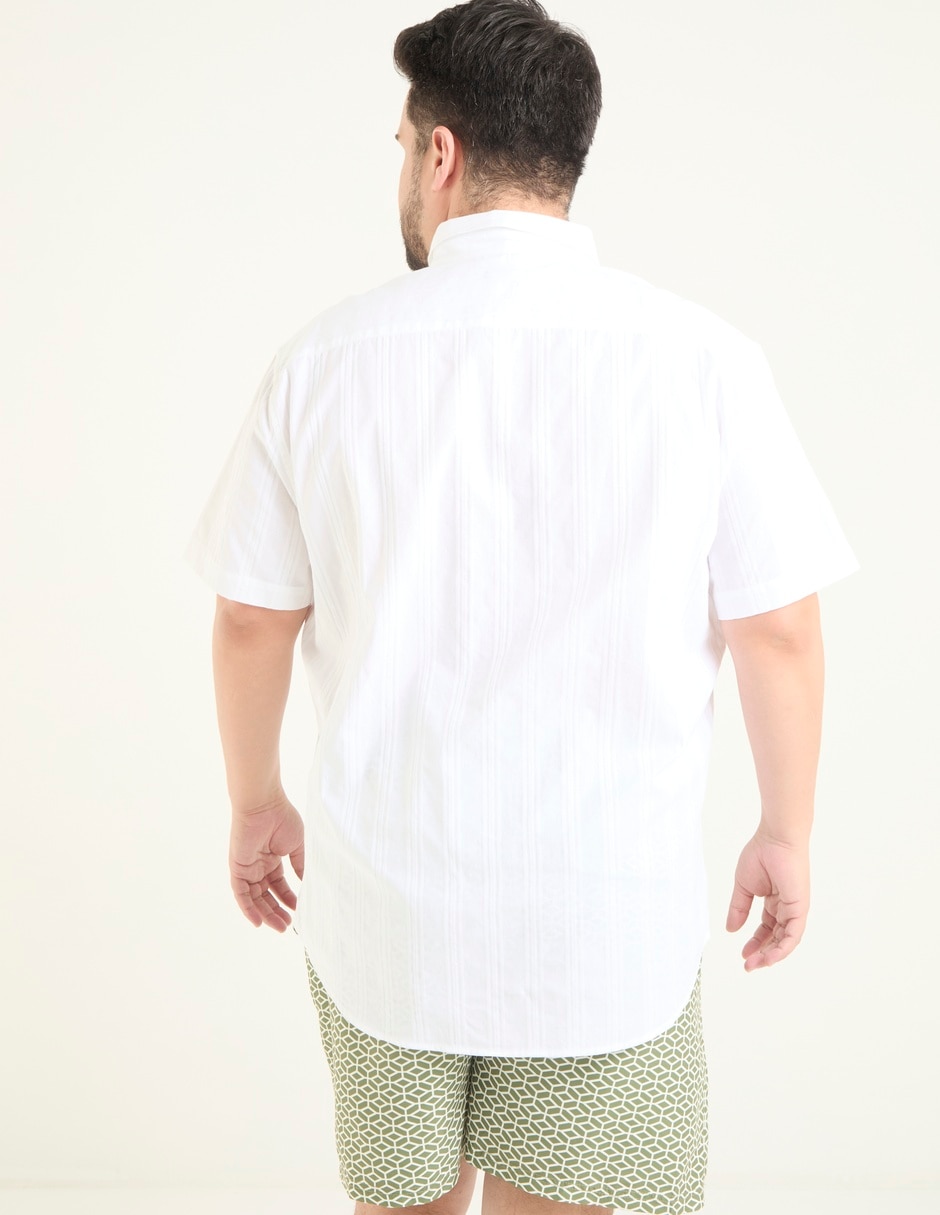 Camisa casual de algodón manga corta para hombre 2