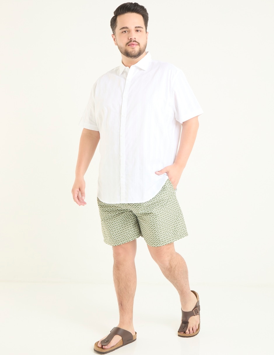 Camisa casual de algodón manga corta para hombre 3
