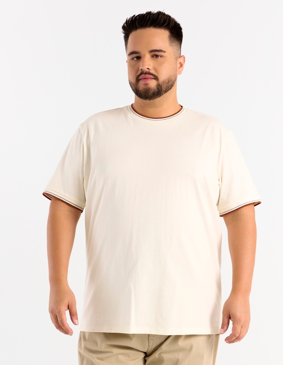 Playera cuello redondo para hombre