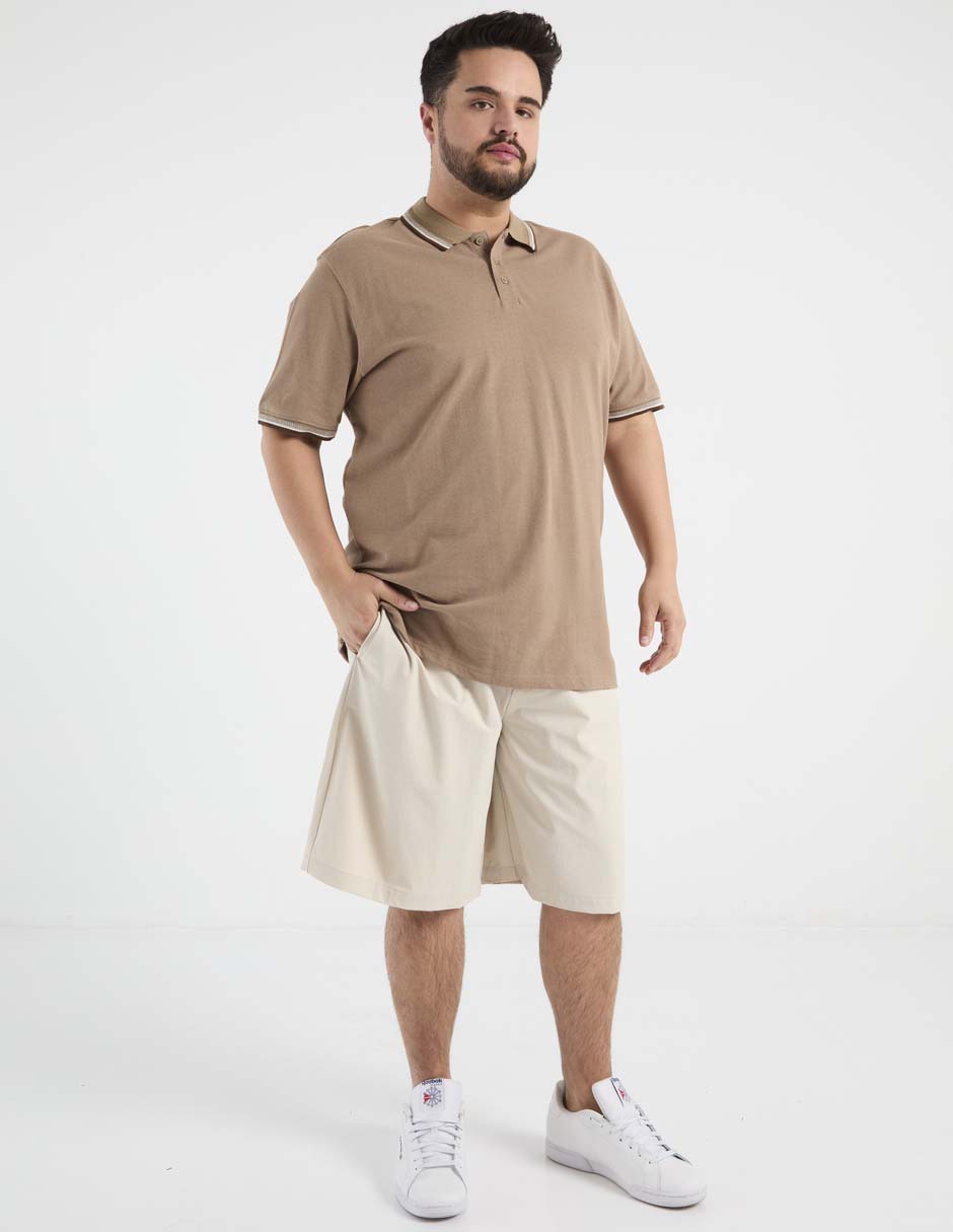 Playera tipo polo Jbe para hombre
