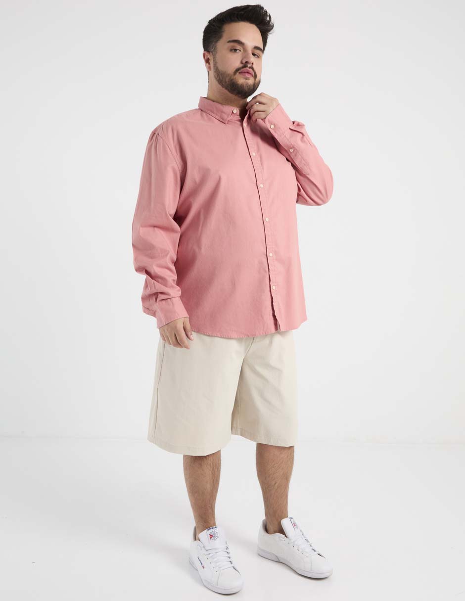 CAMISA JBE JBEEX2604-0, 3X, ROSA MEDIO