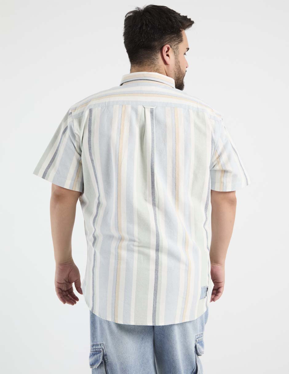 Camisa casual Dioro de algodón manga corta para hombre 2