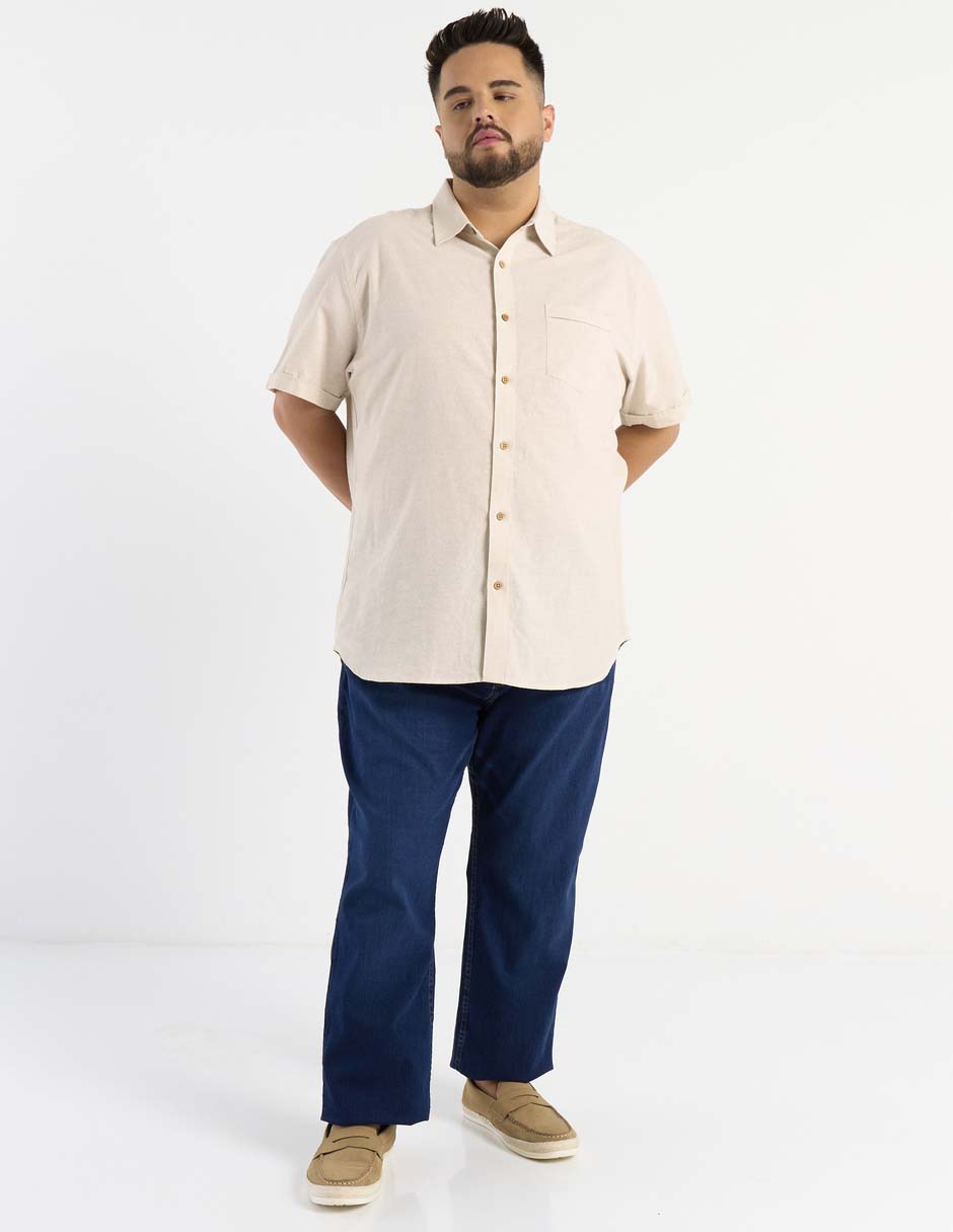 Jeans straight lavado medio para hombre 3