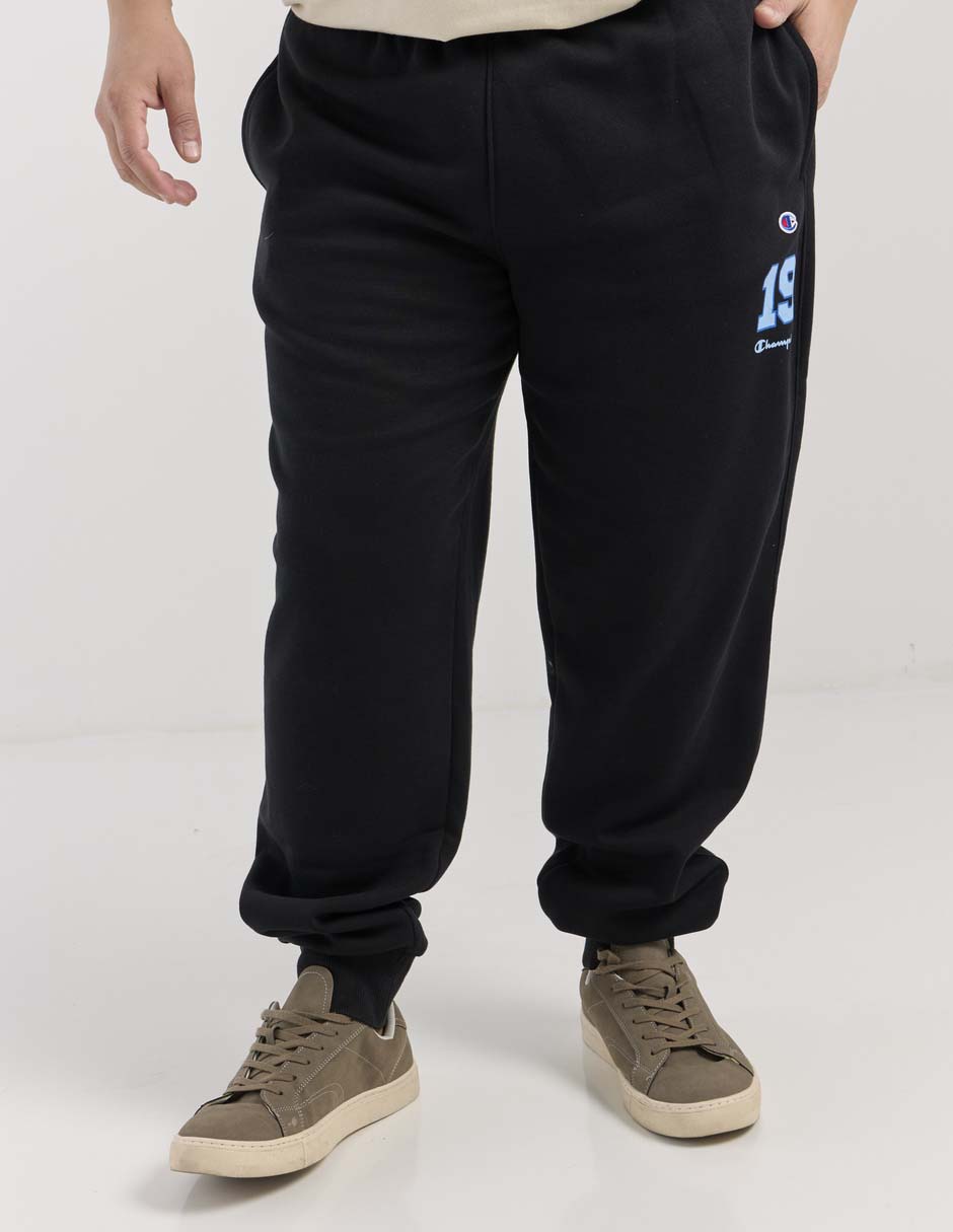 Pants regular con elástico para hombre