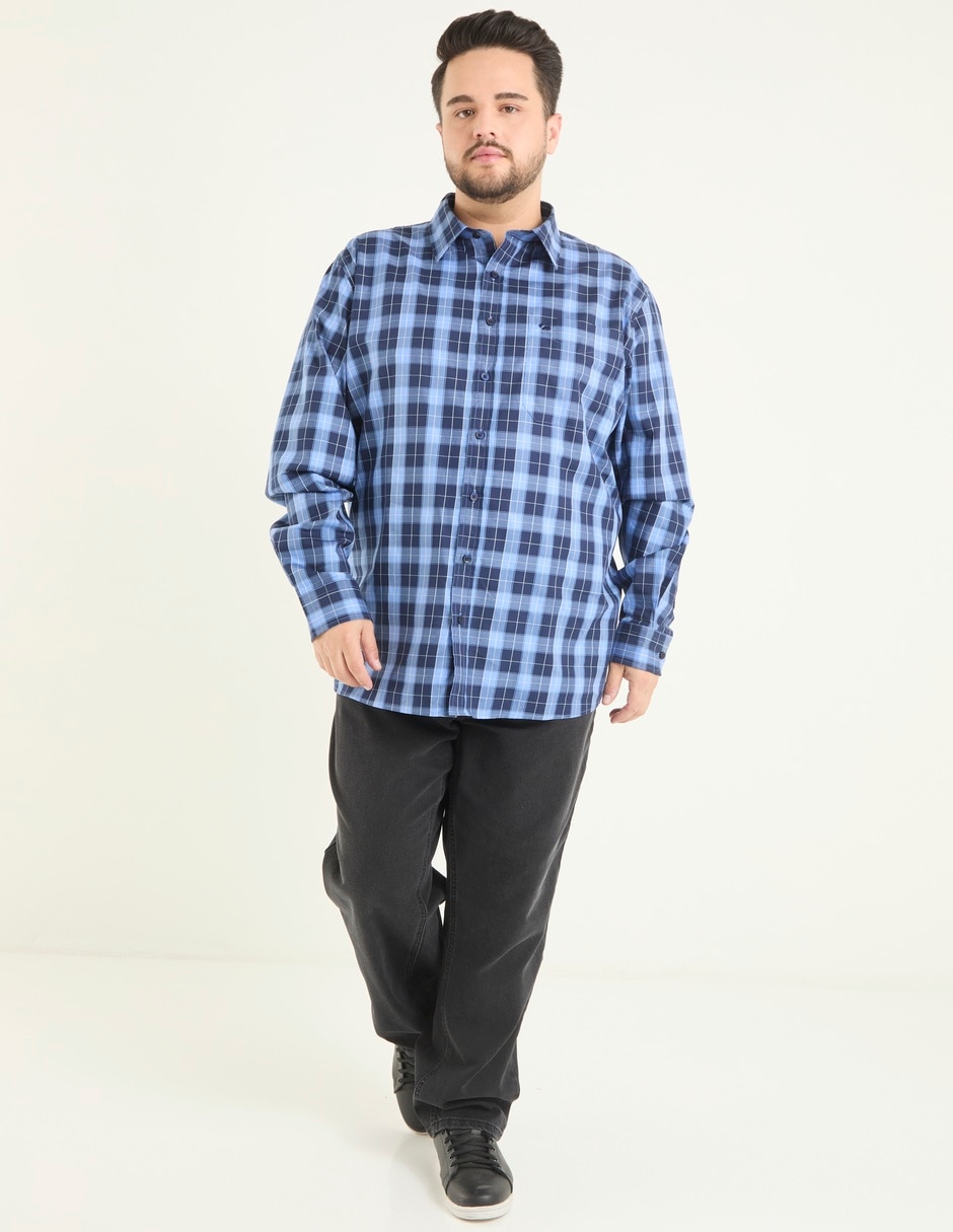 Camisa de algodón manga larga para hombre 3