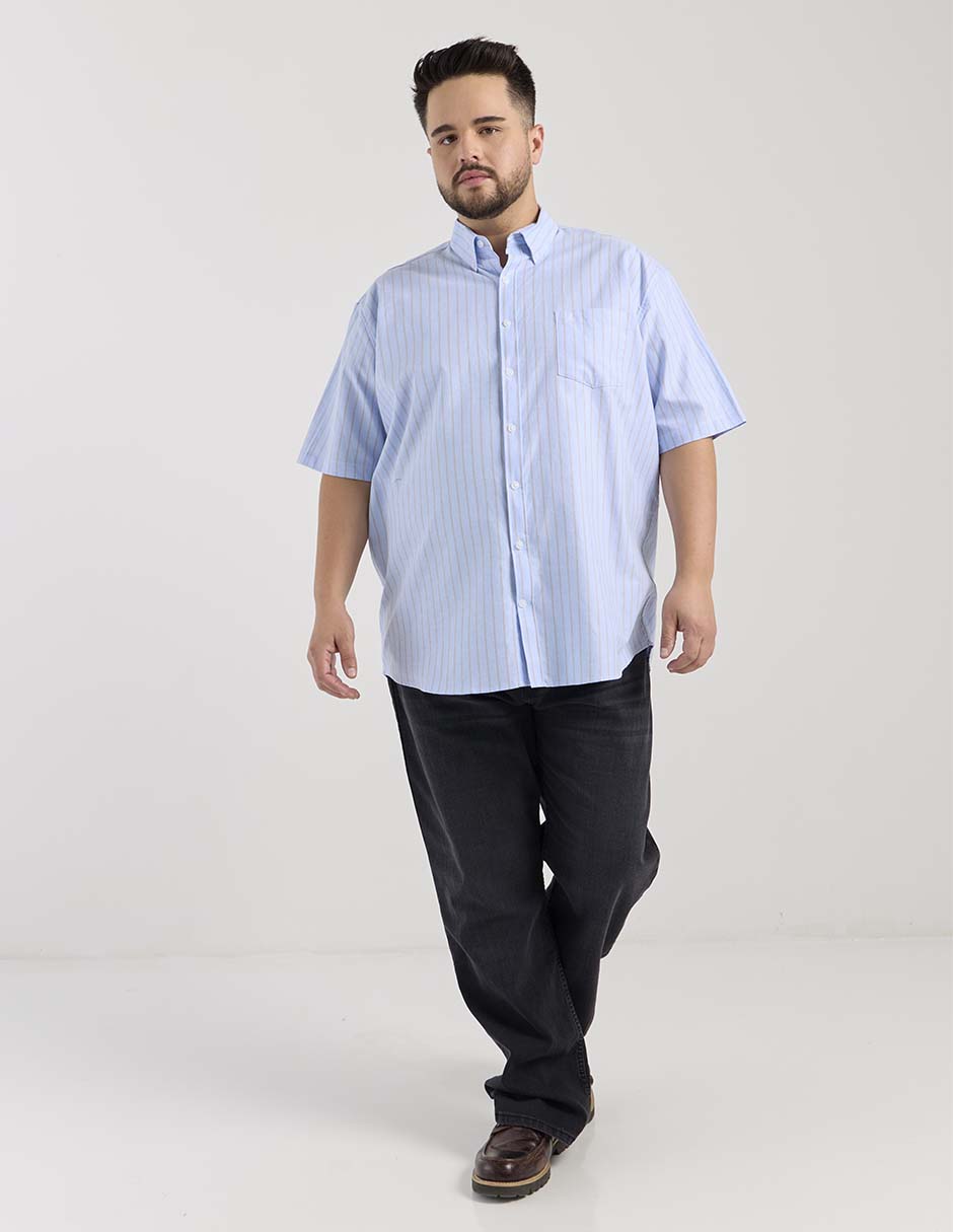 Camisa casual de algodón manga corta para hombre 3