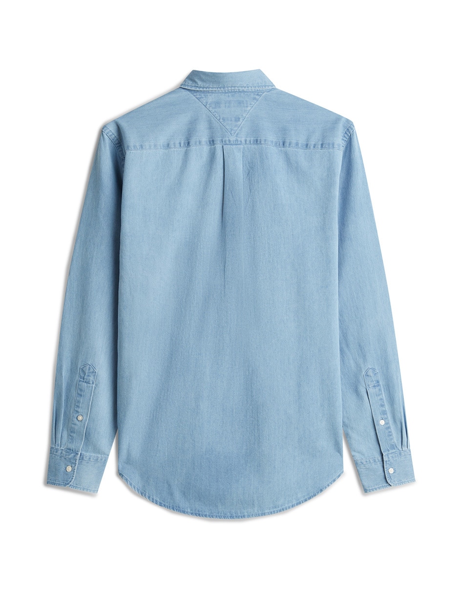 Camisa casual de algodón manga larga para hombre 3