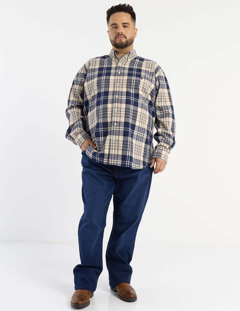 Camisa casual de algodón manga larga para hombre 3