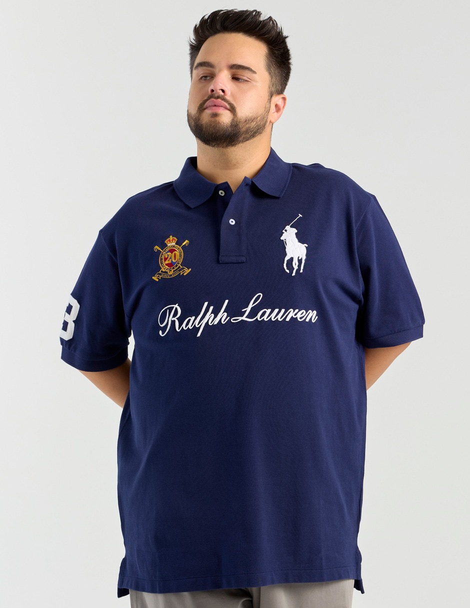 PLAYERA POLO POLO RL, 1XG, AZUL MARINO