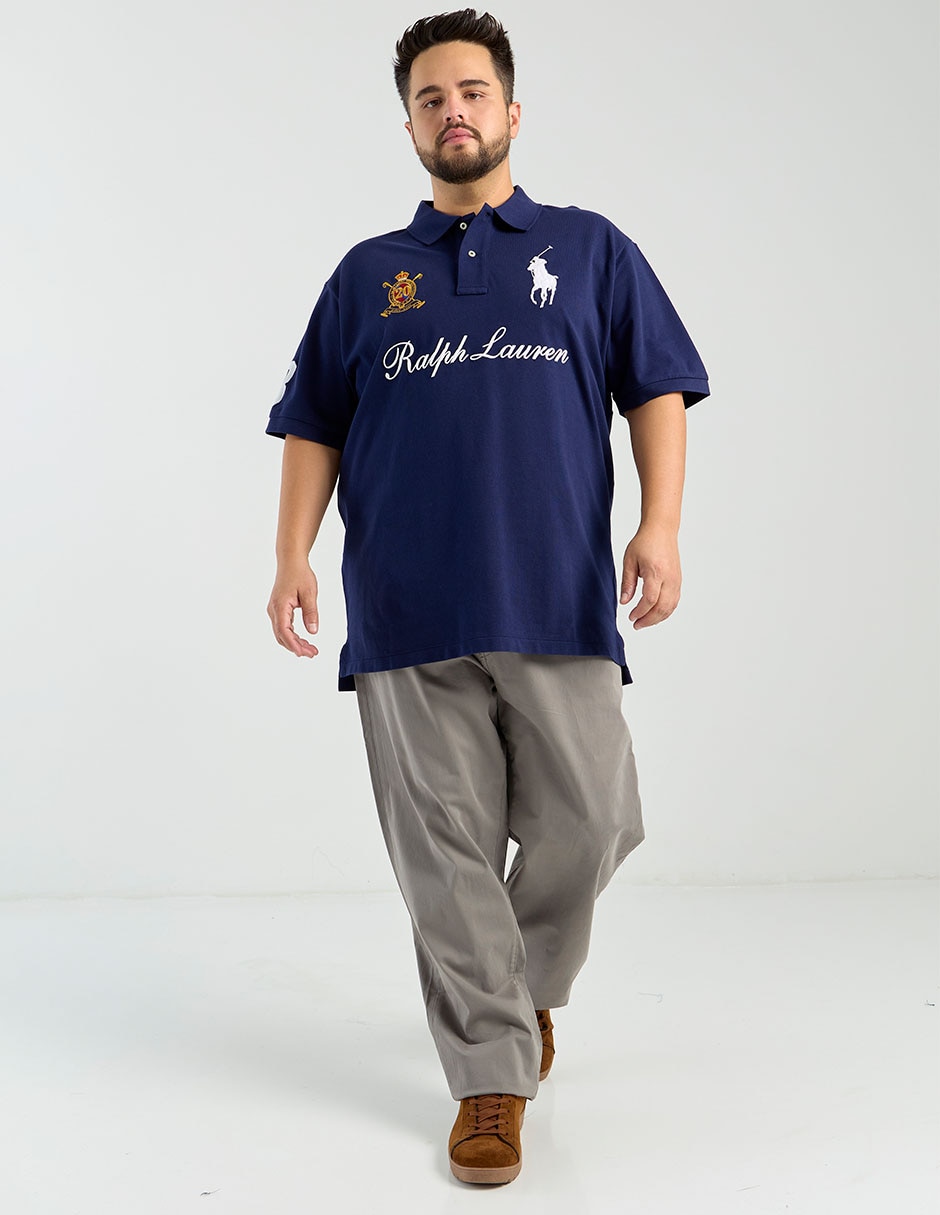 PLAYERA POLO POLO RL, 1XG, AZUL MARINO