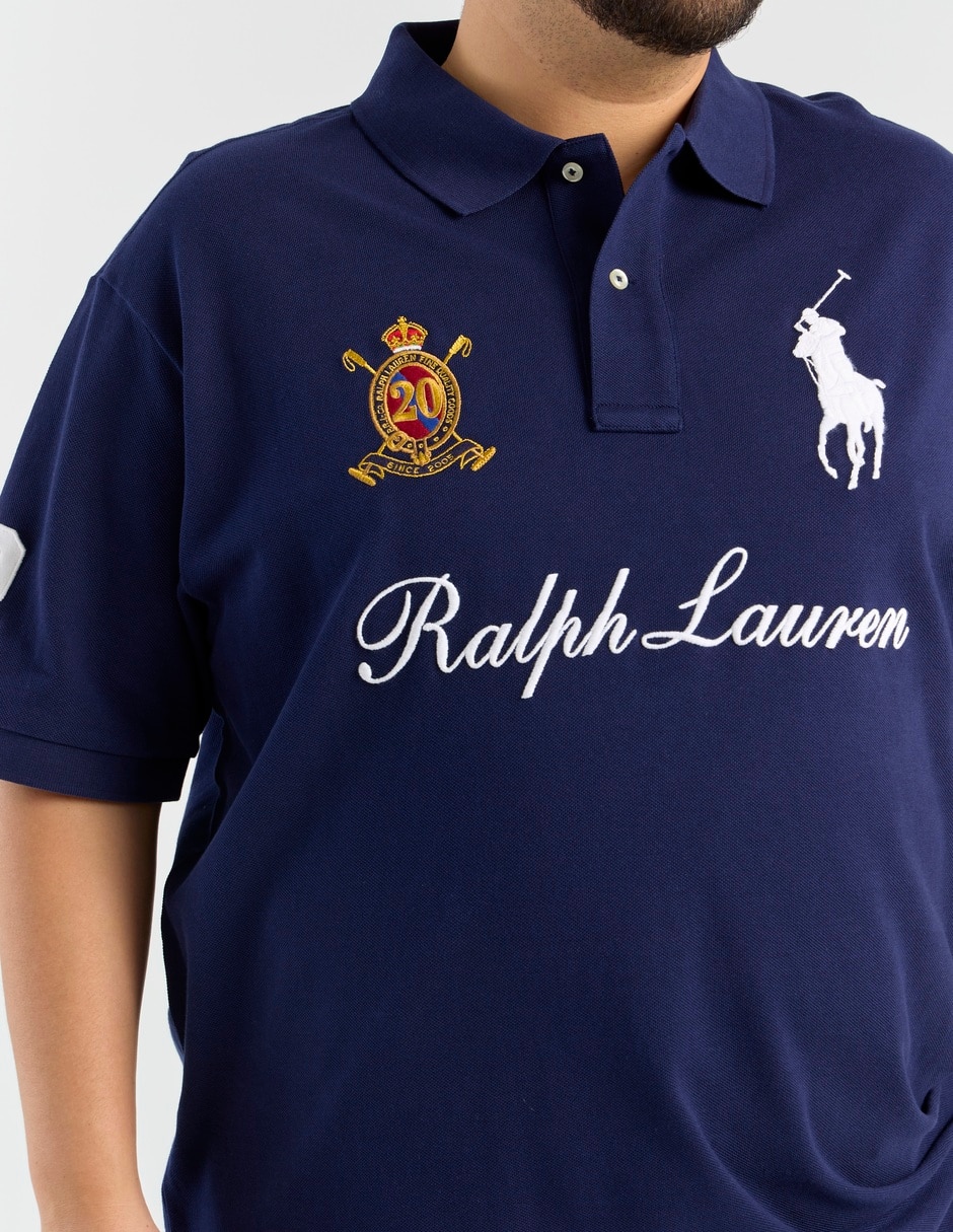 PLAYERA POLO POLO RL, 1XG, AZUL MARINO