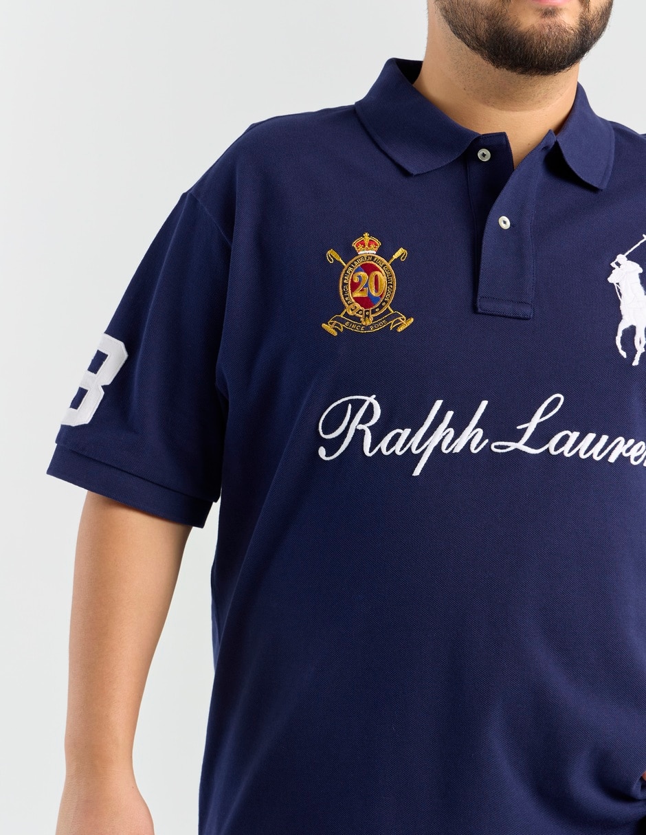 PLAYERA POLO POLO RL, 1XG, AZUL MARINO