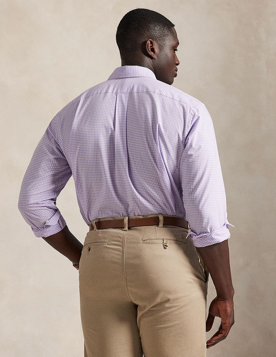 Camisa casual de algodón manga larga para hombre 2