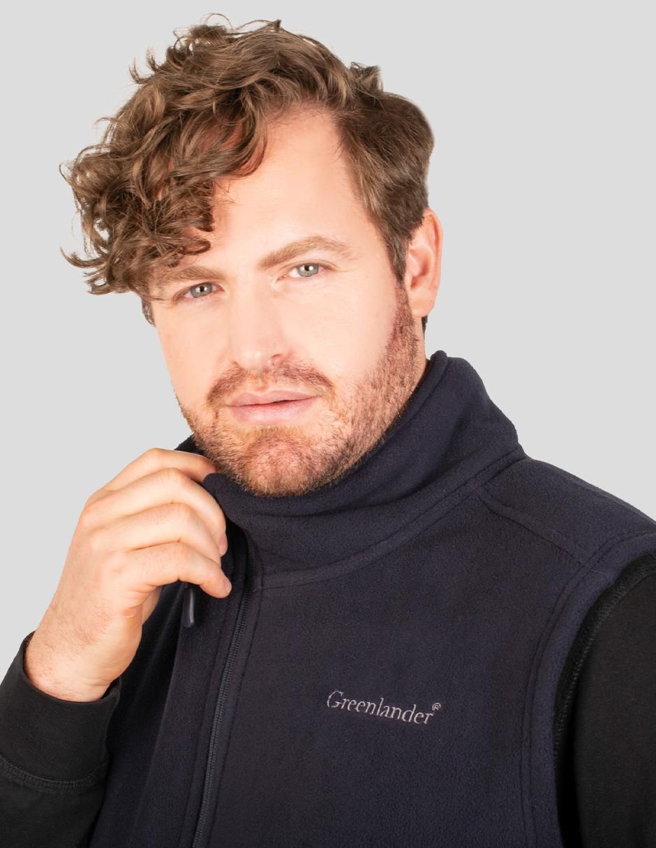 "chaleco" greenlander no poliéster con bolsillos "para hombre"