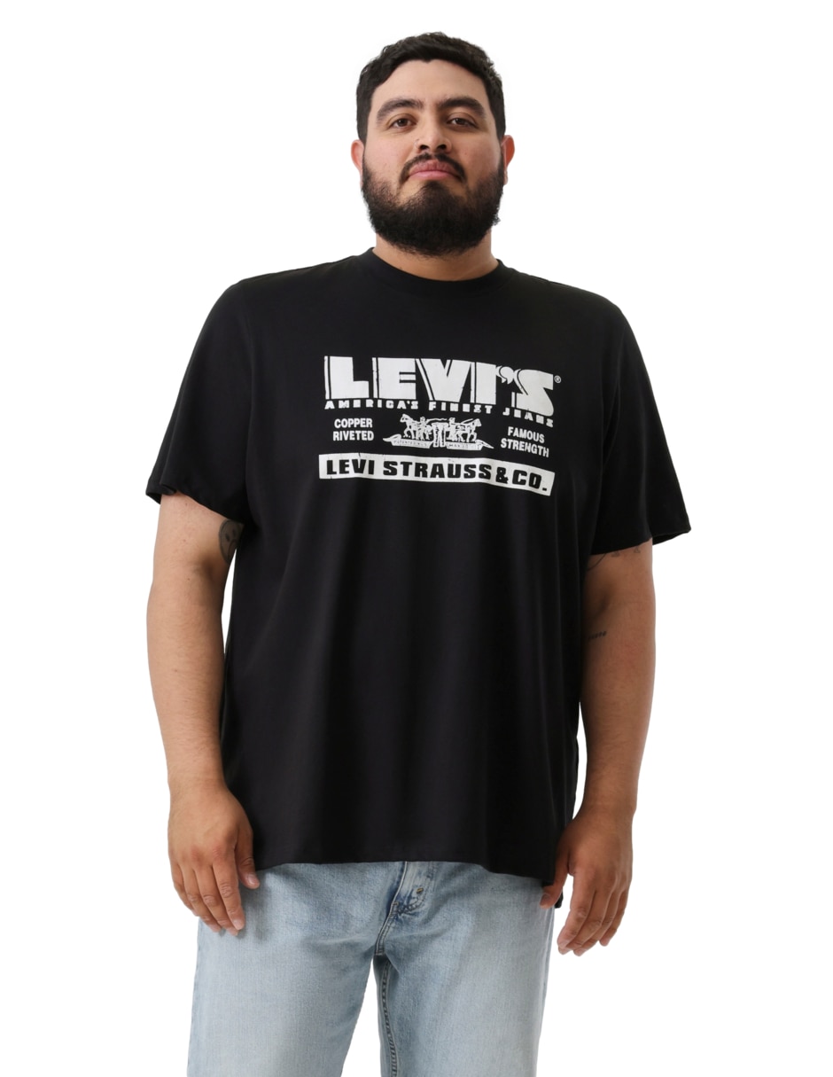 Playera cuello redondo para hombre