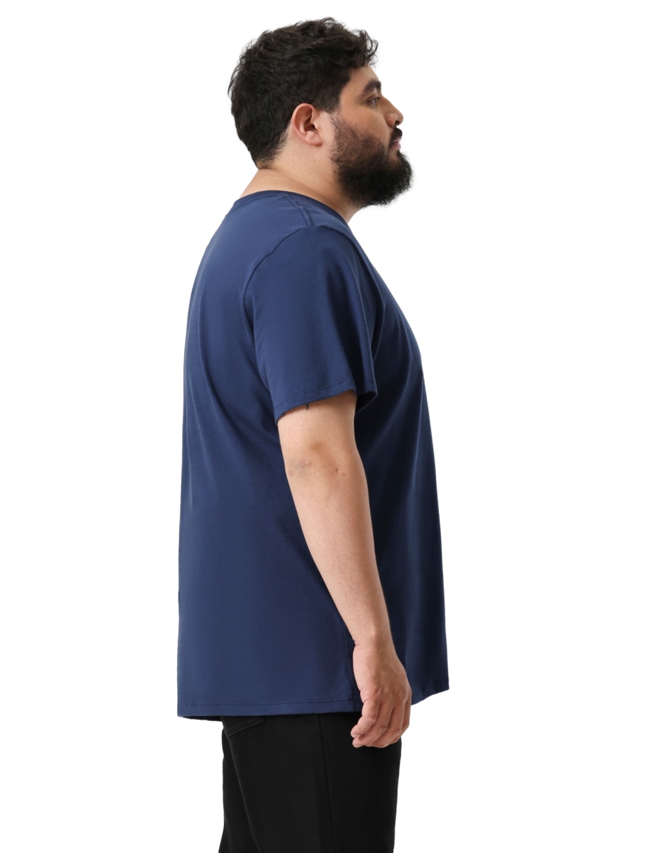 Playera cuello redondo para hombre 2