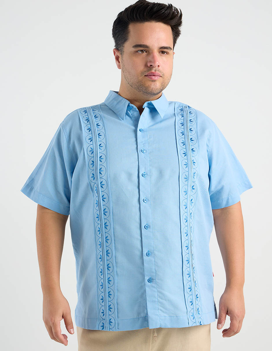 Guayabera manga corta para hombre 2